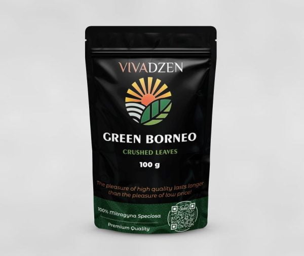 Green Borneo Kratom Crushed Leaf