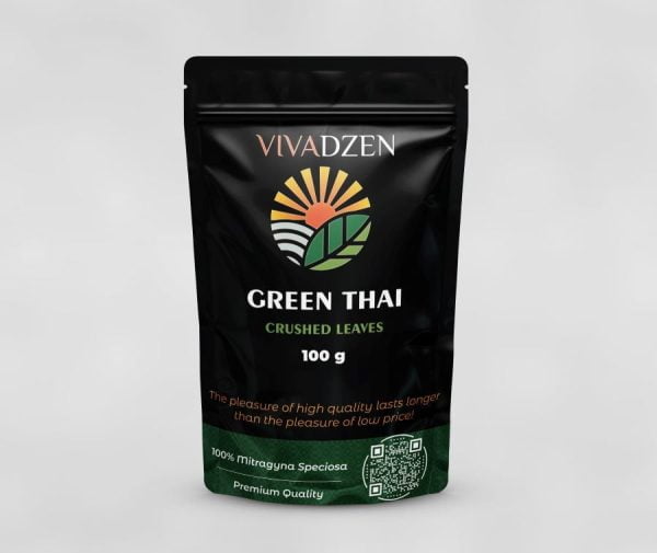 Green Thai Crushed Kratom Leaf